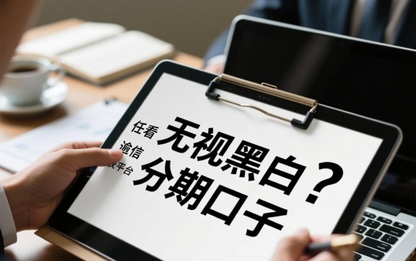 有没有无视黑白的分期的口子