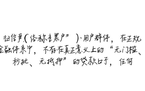 2026黑户秒批口子有哪些