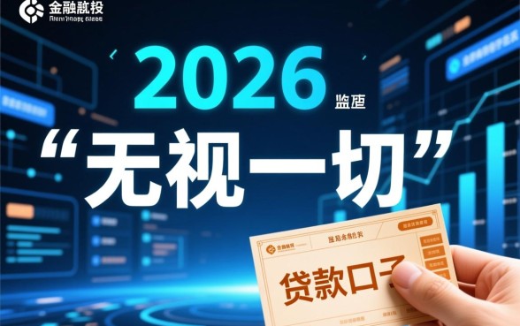 2026无视一切的小贷口子有哪些