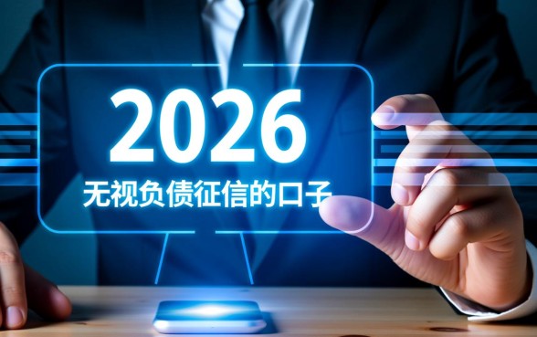 2026无视负债征信的口子有风险吗