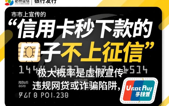 信用卡秒下款的口子不上征信是真的吗