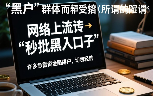 2026100秒批黑户口子靠谱吗