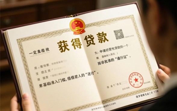 有营业执照一定能下款吗