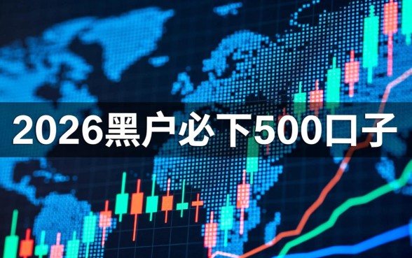 2026黑户必下500口子怎么申请