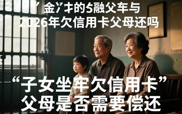 子女坐牢欠信用卡父母还吗