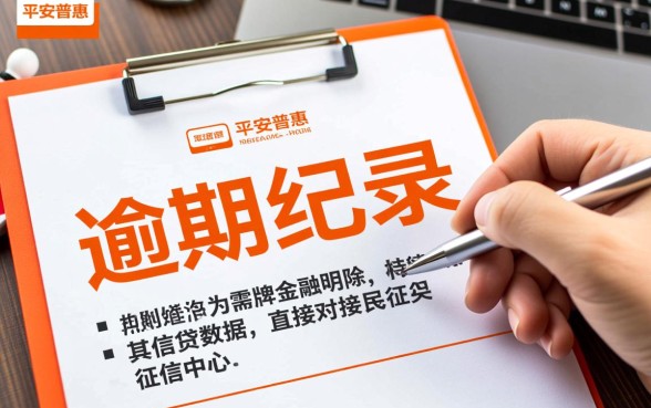 平安普惠逾期记录能消除吗