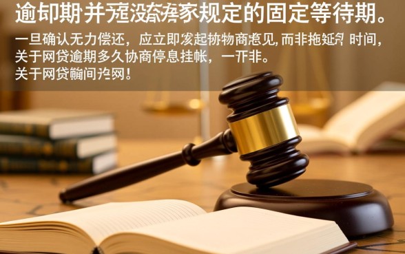 网贷逾期多久协商停息挂账