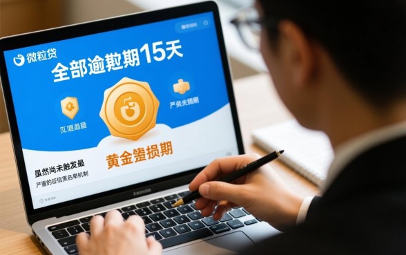 借呗微粒贷全部逾期15天