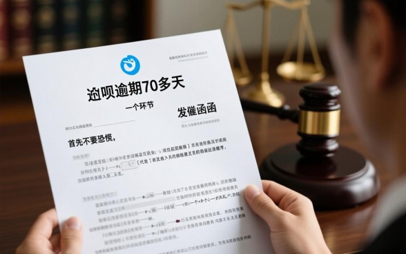 借呗逾期70多天发律师函