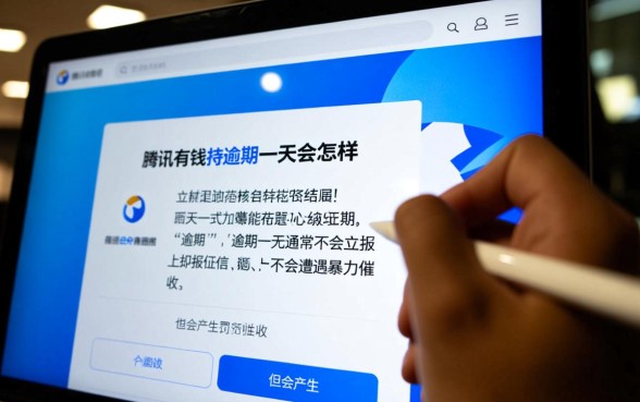 腾讯有钱花逾期一天会怎样