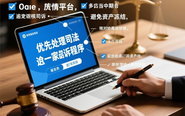 多个平台逾期被一家起诉怎么办