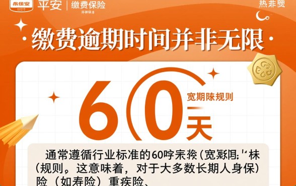 平安保险可以逾期多久缴费