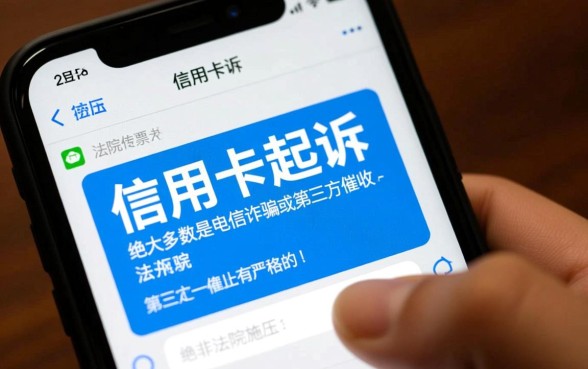 手机短信收到信用卡起诉书是真的吗