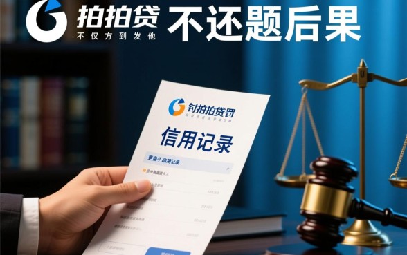 拍拍贷逾期不还有什么影响