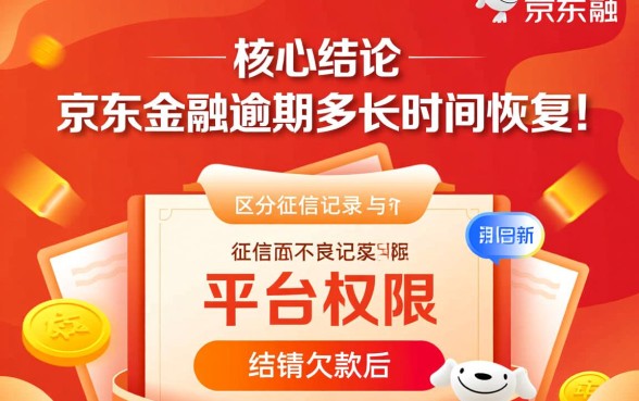京东金融逾期多长时间恢复