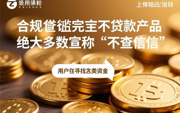 有哪些不查征信的贷款产品,不看征信的正规口子有哪些 有哪些不查征信的贷款产品