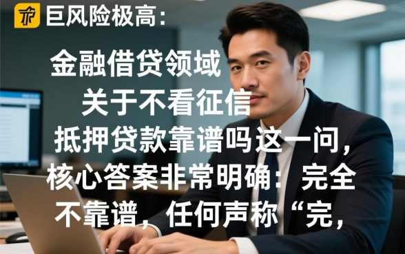 不看征信的抵押贷款靠谱吗