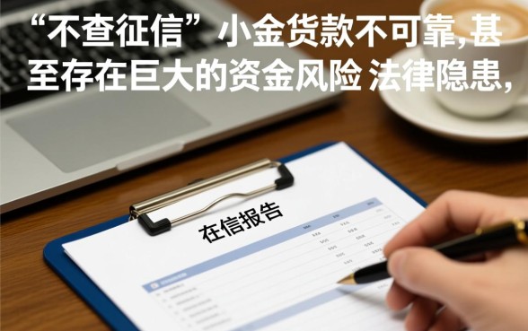 不查征信的小额贷款靠谱吗