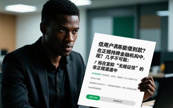 无信用黑户真的能借到款吗