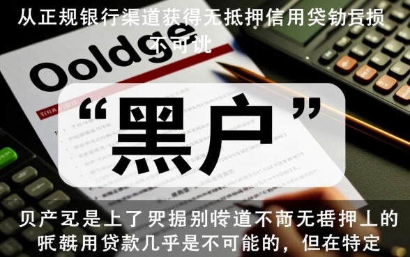 黑户也能顺利拿到贷款吗