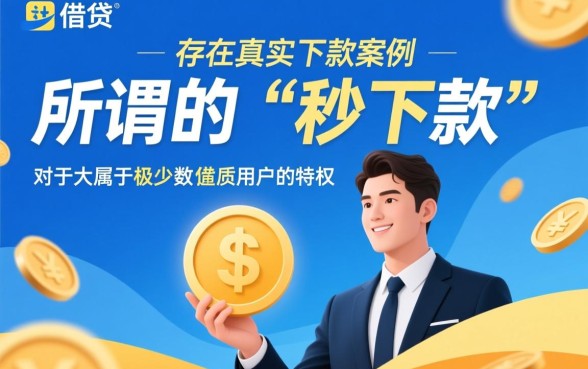 秒借贷到底有没有下款案例