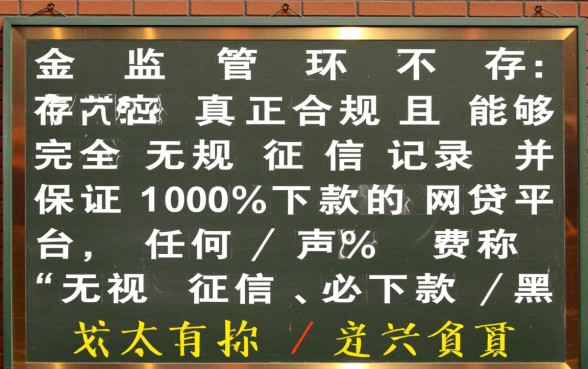 无视征信必下款的网贷平台有哪些