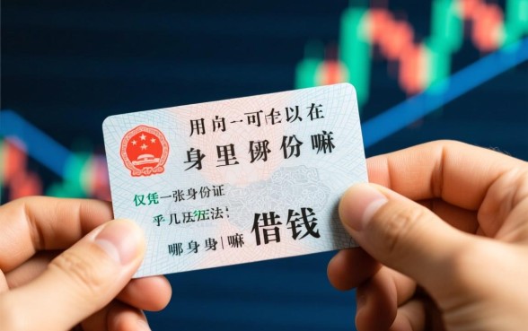 身份证贷款怎么申请容易通过