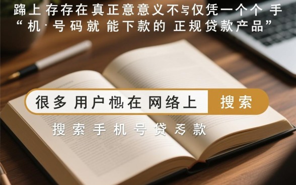 凭手机号贷款的口子有哪些