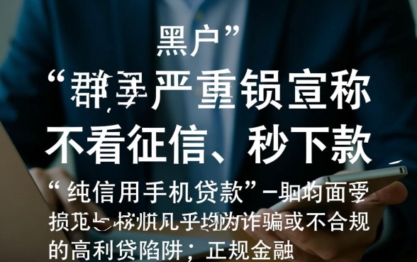正规黑户手机贷款哪儿靠谱