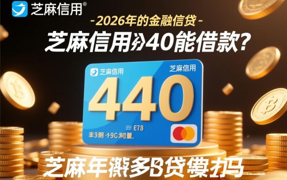 芝麻信用440能借款吗