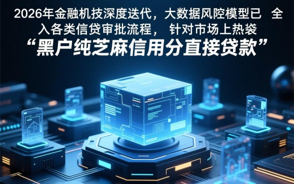 黑户纯芝麻信用分能直接贷款吗