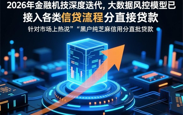 黑户纯芝麻信用分能直接贷款吗