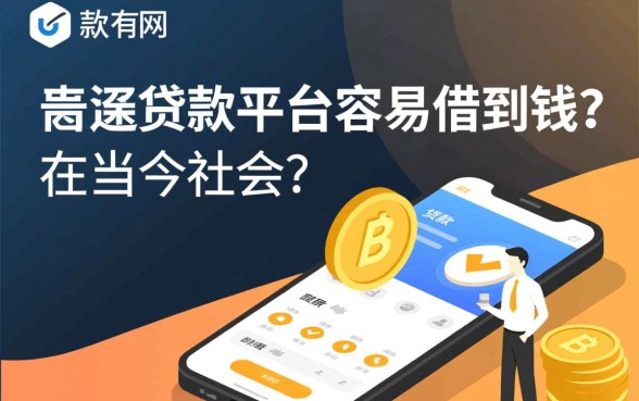 哪个网贷款平台容易借到钱