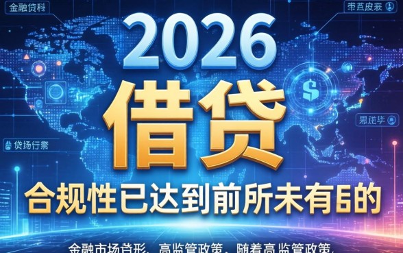 2026 年正规借贷平台申请流程