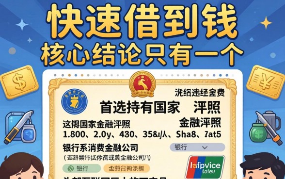 正规持牌机构与信用维护是快速获贷的关键