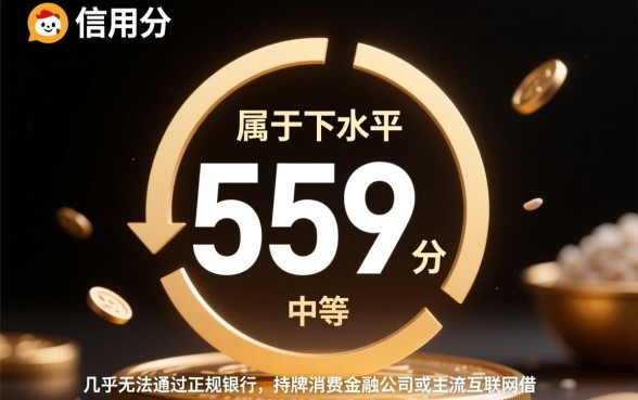 芝麻信用分 559 分能借款吗