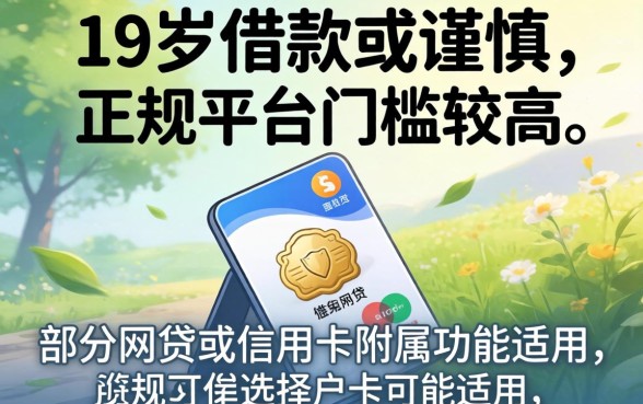 19岁年轻人借钱口子有哪些