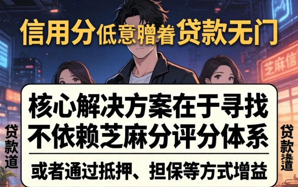 芝麻信用分低用什么能贷款