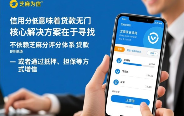 芝麻信用分低用什么能贷款