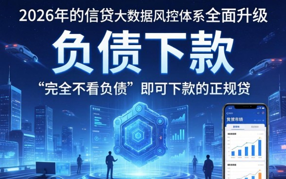 2024年哪些网贷不看负债能下款