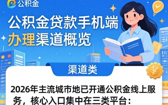 手机公积金贷款办理流程及条件详解