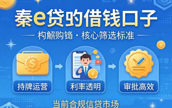 和秦e贷一样好下款的口子推荐