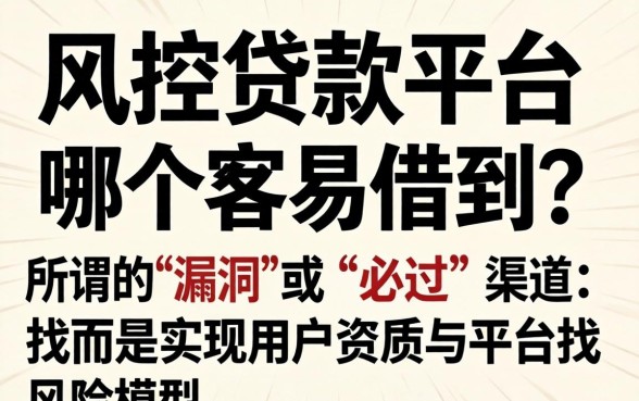 风控贷款平台哪个容易借到