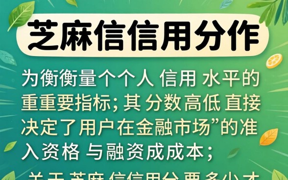 芝麻信用分要多少才能借钱
