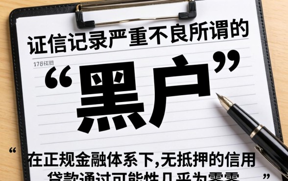 有没有黑户贷款通过的可能