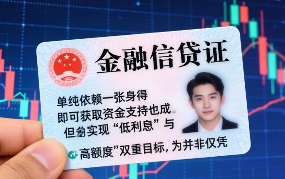 凭身份证能贷低息高额度吗