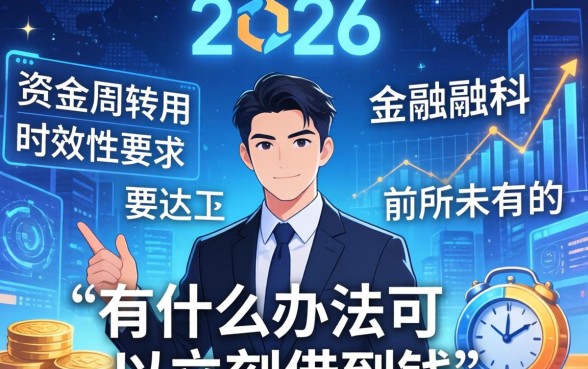 有什么办法可以立刻借到钱