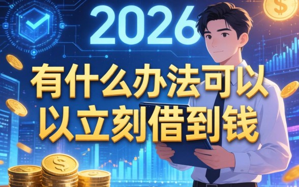 有什么办法可以立刻借到钱