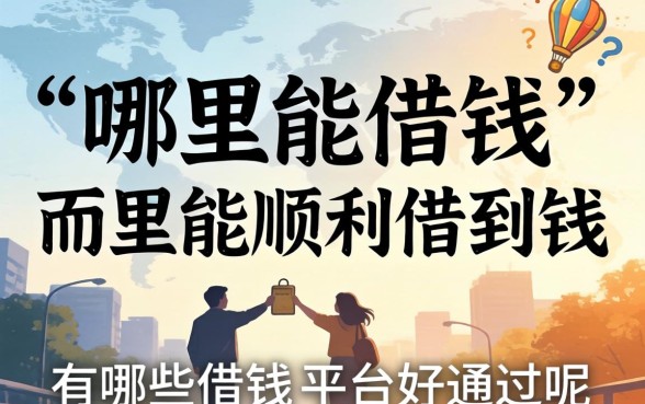 有哪些借钱的平台好通过呢