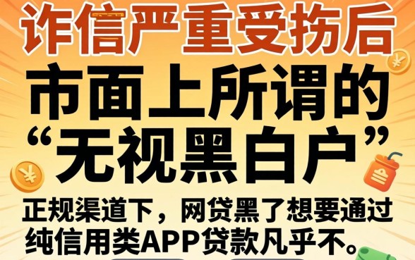 网贷黑了还能贷款的app是真的吗